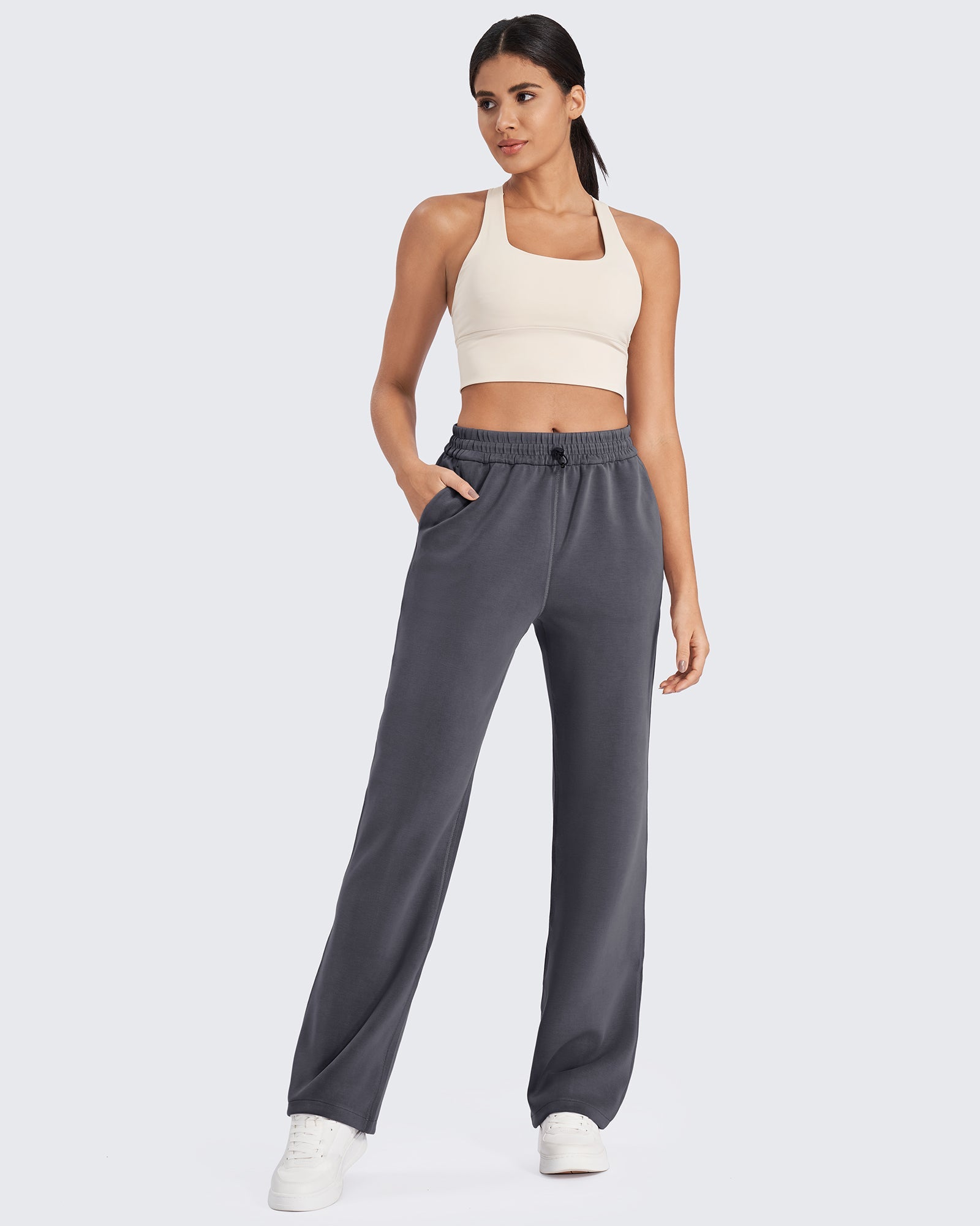 G4Free Activewear Smoofit Mid-Waist Wide Leg Sweatpants #Black / S / 27 Inseam-Black / S / 29 inseam-Black / S / 31 inseam-Black / M / 27 Inseam-Black / M / 29 inseam-Black / M / 31 inseam-Black / L / 27 Inseam-Black / L / 29 inseam-Black / L / 31 inseam-Black / XL / 27 Inseam