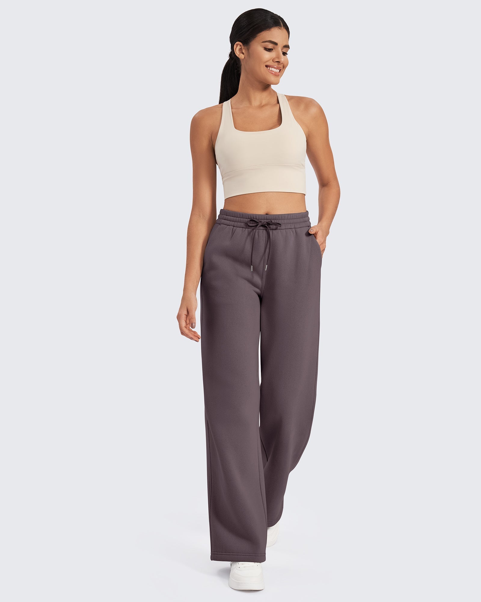 G4Free Activewear Fleece Lined Drawstring High-Waist Pants #Black / S / 29 inseam-Black / S / 31 inseam-Black / S / 33 inseam-Black / M / 29 inseam-Black / M / 31 inseam-Black / M / 33 inseam-Black / L / 29 inseam-Black / L / 31 inseam-Black / L / 33 inseam-Black / XL / 29 inseam