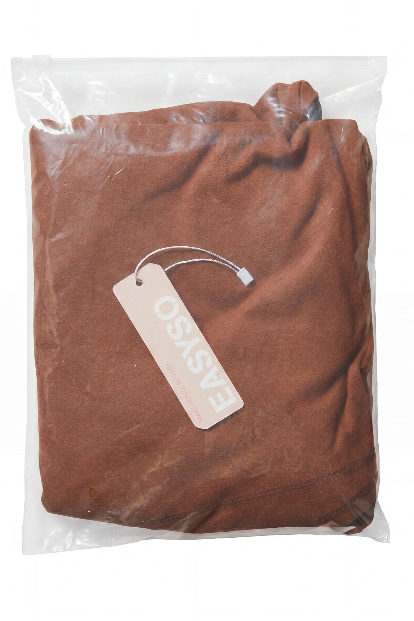 EASYSO Travel-Ready Curved Hem Pullover – Buttery Soft Peach-Skin Crewneck Lounge Top
