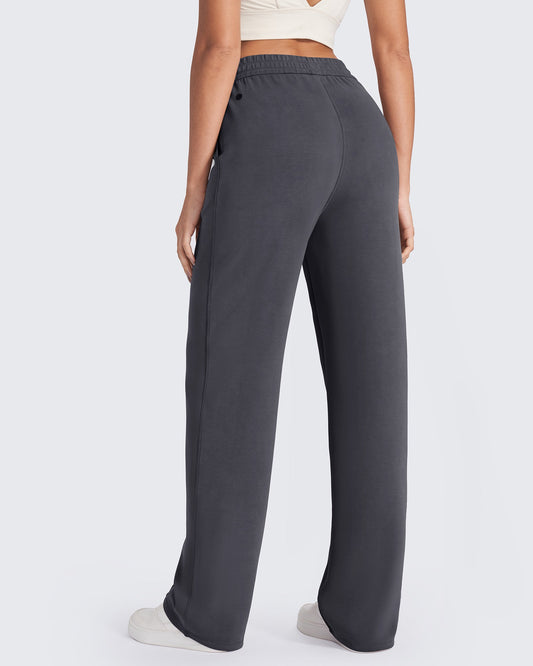 G4Free Activewear Smoofit Loose High-Rise Elastic Dressy Pants #Black / S / 27 Inseam-Black / S / 29 inseam-Black / S / 31 inseam-Black / M / 27 Inseam-Black / M / 29 inseam-Black / M / 31 inseam-Black / L / 27 Inseam-Black / L / 29 inseam-Black / L / 31 inseam-Black / XL / 27 Inseam