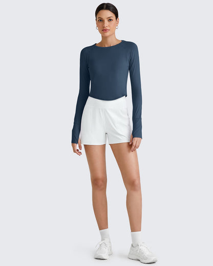 G4Free Activewear UPF 50+ Rash Guard UV Protection Long Sleeve # Navy