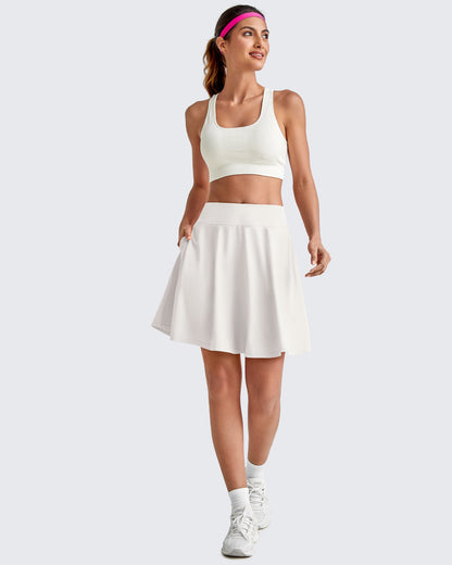 Built-in Shorts Knee Length Tennis Skirts 20