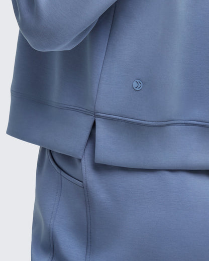 Smoofit Half-Zip Mock Neck Long Sleeve Sweatshirts