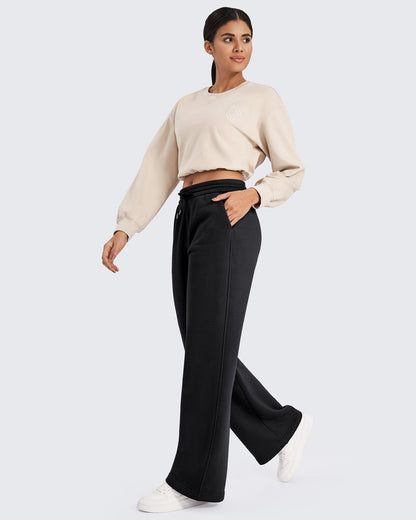 G4Free Activewear Fleece Lined Drawstring High-Waist Pants #Black / S / 29 inseam-Black / S / 31 inseam-Black / S / 33 inseam-Black / M / 29 inseam-Black / M / 31 inseam-Black / M / 33 inseam-Black / L / 29 inseam-Black / L / 31 inseam-Black / L / 33 inseam-Black / XL / 29 inseam
