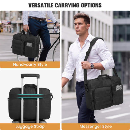 Tactical Messenger Bag with Laptop Compartment