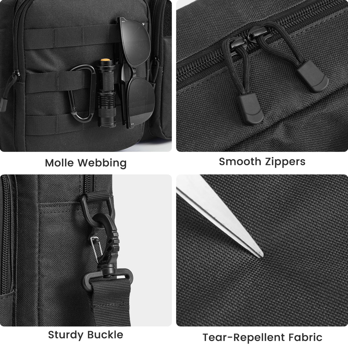 Tactical Messenger Bag with Laptop Compartment