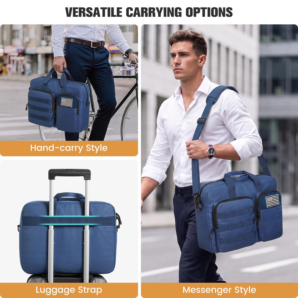Tactical Messenger Bag with Laptop Compartment