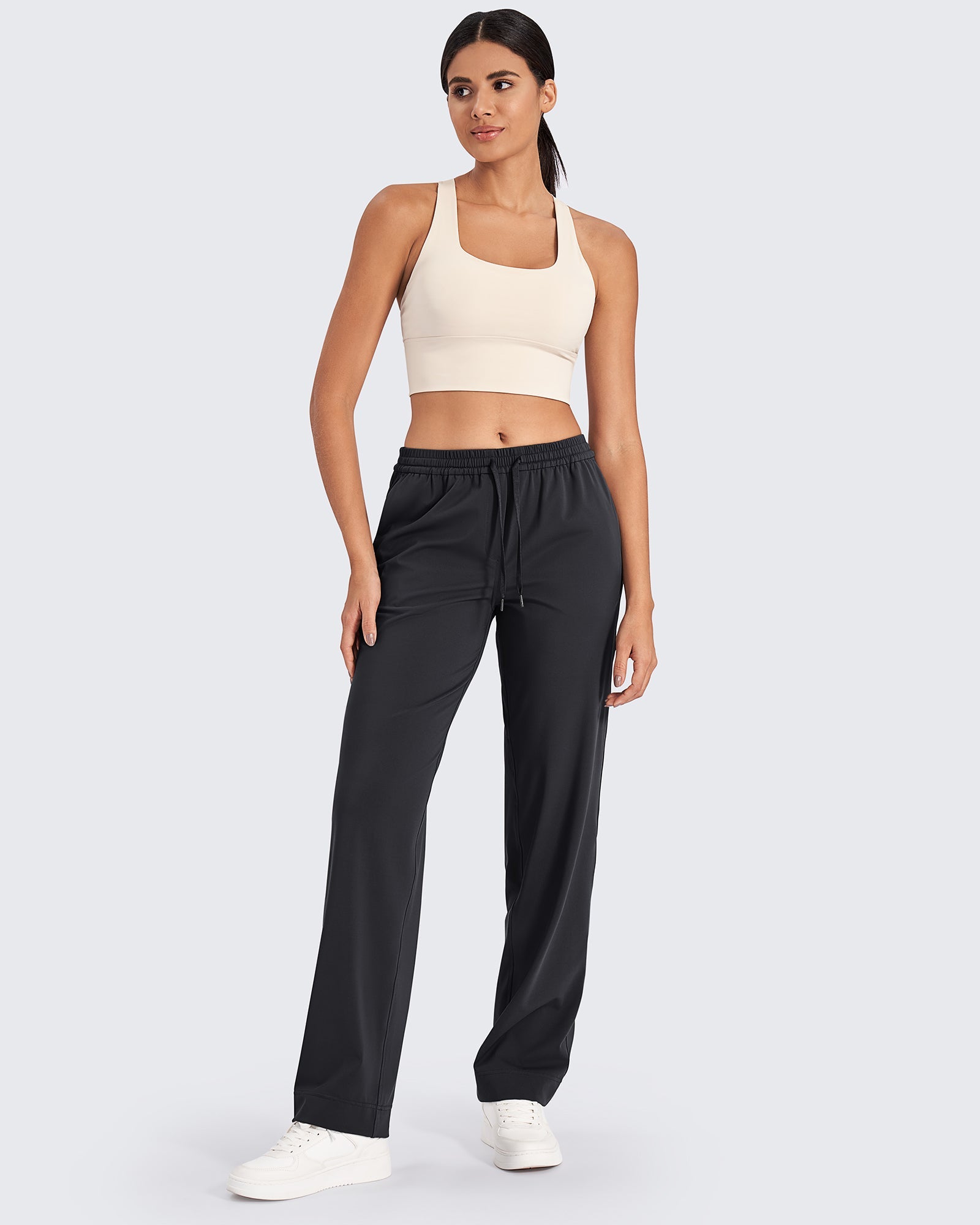 G4Free Activewear Bizcasual Business Drawstrings Straight Pants #Black / S / 29 inseam-Black / S / 31 inseam-Black / S / 33 inseam-Black / M / 29 inseam-Black / M / 31 inseam-Black / M / 33 inseam-Black / L / 29 inseam-Black / L / 31 inseam-Black / L / 33 inseam-Black / XL / 29 inseam