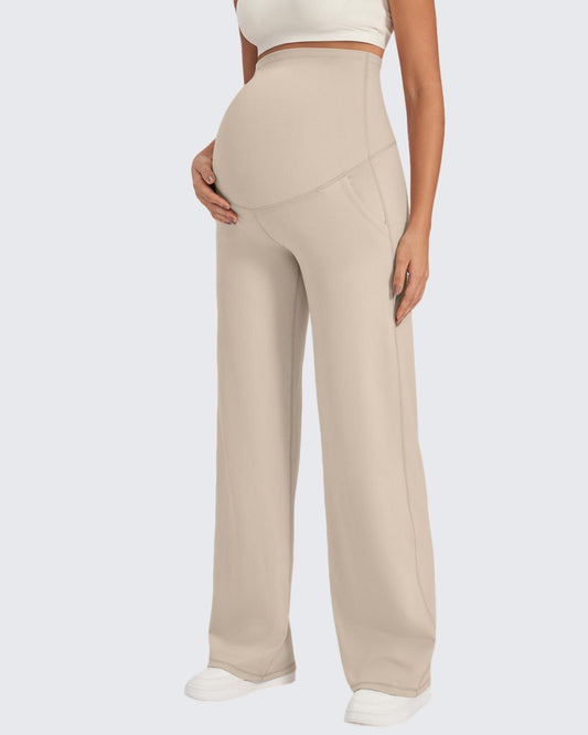 G4Free Activewear Maternity Stretch Wide Leg Pants #Black / S / 28 Inseam-Black / S / 30 Inseam-Black / S / 32 Inseam-Black / M / 28 Inseam-Black / M / 30 Inseam-Black / M / 32 Inseam-Black / L / 28 Inseam-Black / L / 30 Inseam-Black / L / 32 Inseam-Black / XL / 28 Inseam