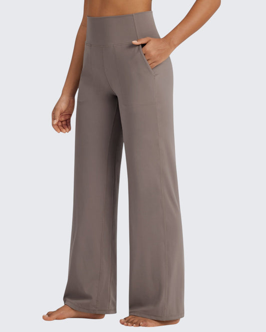 G4Free Activewear BareFeel Seamless High-Waist Dressy Pants 29 #Taupe / S-Taupe / M-Taupe / L-Taupe / XL-Taupe / XXL-Black / S-Black / M-Black / L-Black / XL-Black / XXL