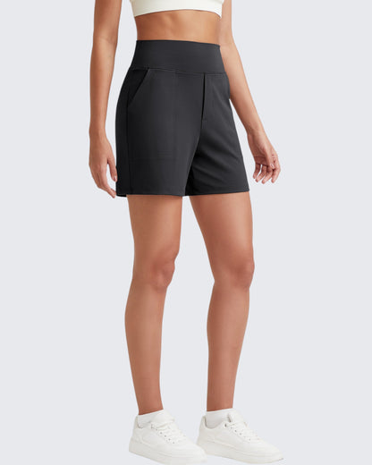 High-Waist Burmuda Athletic Shorts 5''